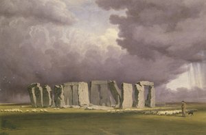 Stonehenge : Jour de tempête, 1846